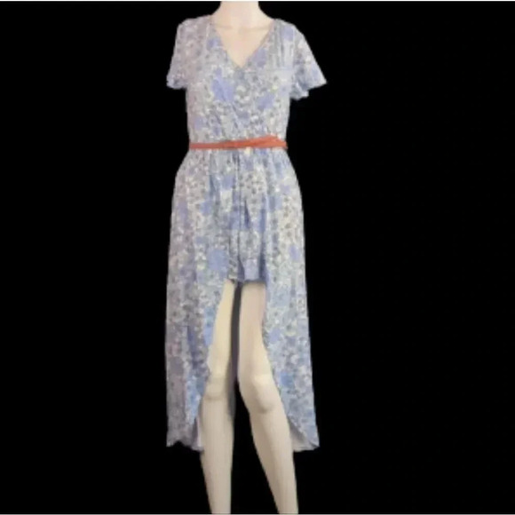 No Boundaries Walk Through Romper Midi Dress - Picture 1 of 13